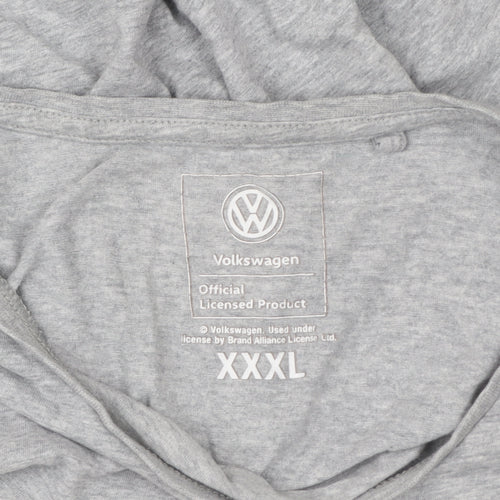 Volkswagen Mens Grey 3XL Graphic VW Bus T-Shirt