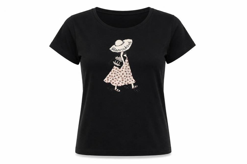Disney Stitch Women's Black Short Sleeve Cotton T-Shirt M