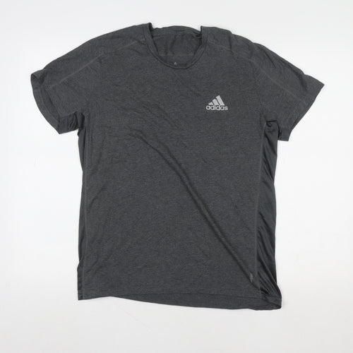 Adidas Men's Grey Aeroready Running T-Shirt Size M