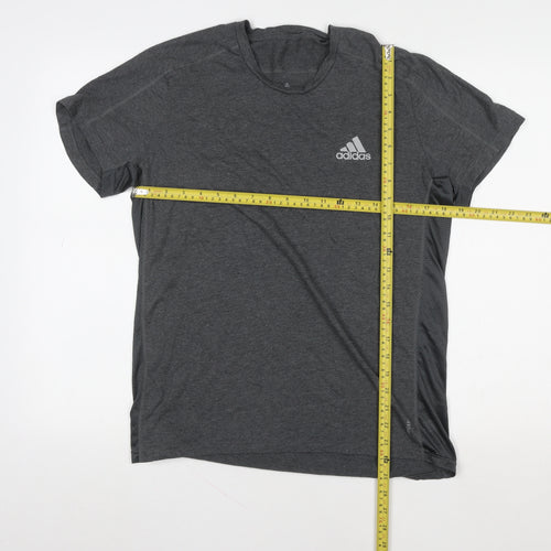 Adidas Men's Grey Aeroready Running T-Shirt Size M