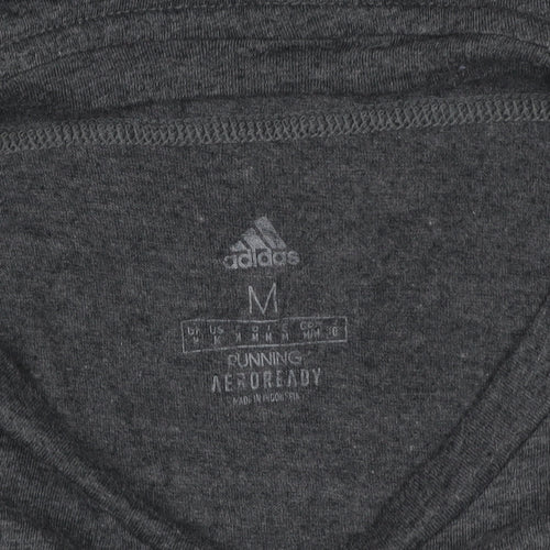 Adidas Men's Grey Aeroready Running T-Shirt Size M