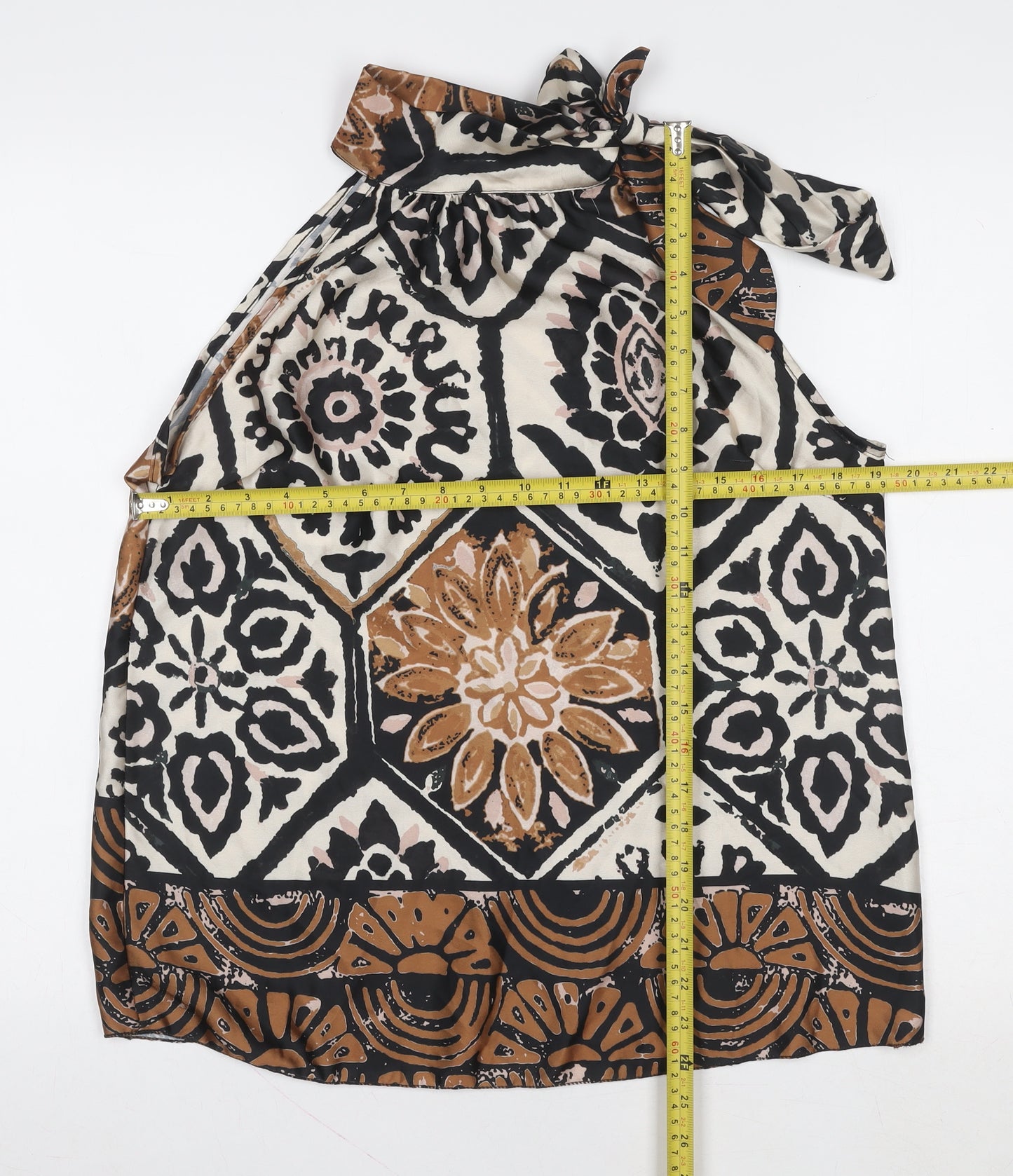 Escape Women's Multicoloured Halter Camisole Tank Top Size 14