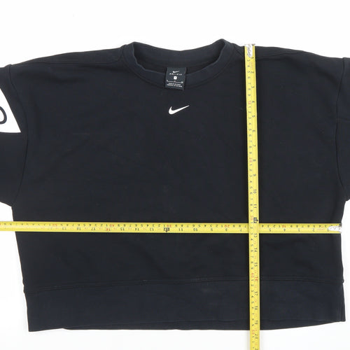 Nike Women’s Black Dri-FIT Pro Crew Neck Sweatshirt Small