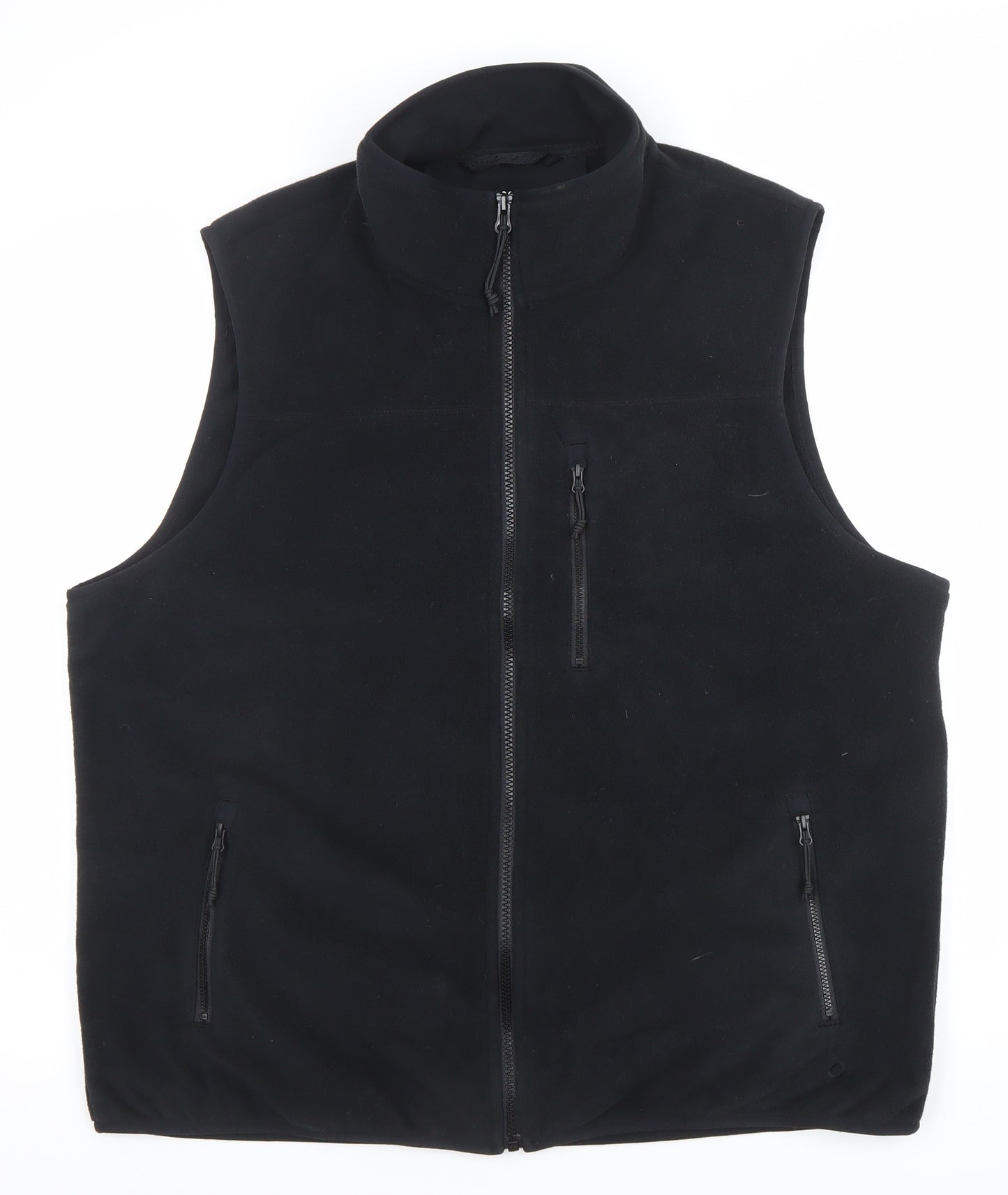Good Move Men's Black XL Softshell Fleece Waistcoat Bodywarmer