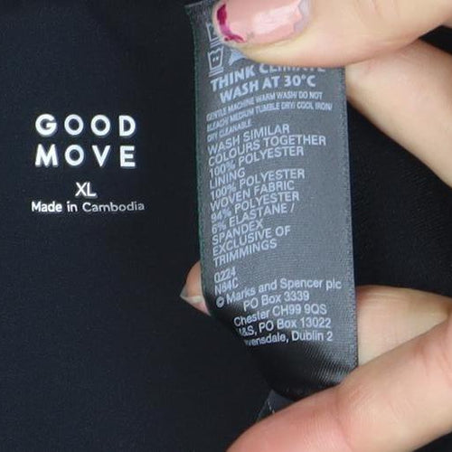 Good Move Men's Black XL Softshell Fleece Waistcoat Bodywarmer