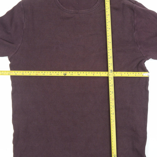 Peter Werth Men's Brown Long Sleeve Crew Neck Cotton Sweatshirt L