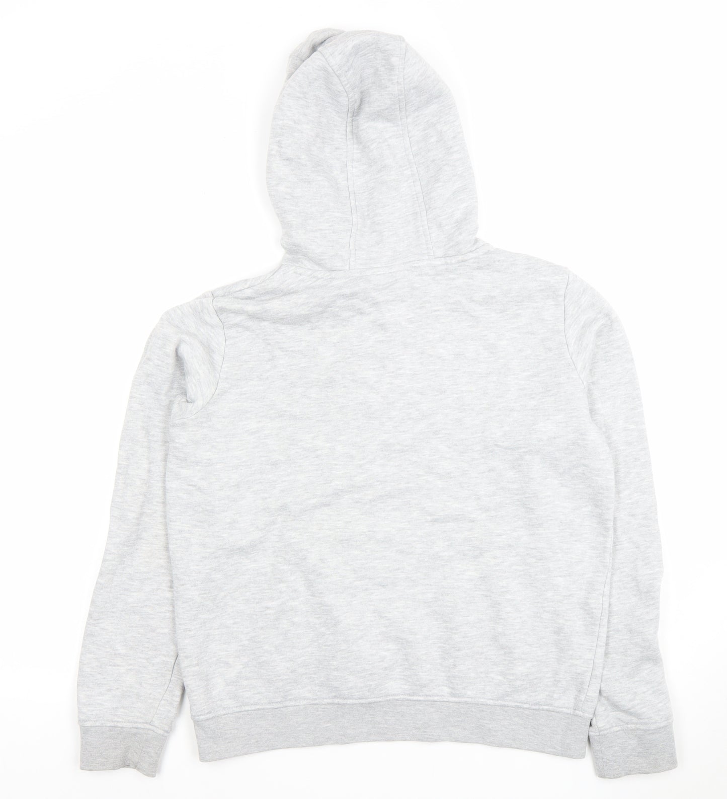 LA Gear Women's Grey Hoodie Size 12 Pullover Cotton Blend Hooded Sweatshirt
