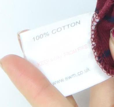 Lee Women's Red Striped Roll Neck Long Sleeve Cotton Top Size S