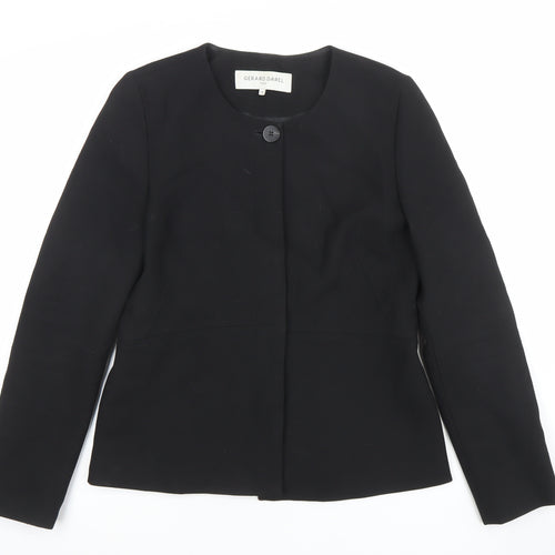 Gerard Darel Women’s Black Size 10 Classic Tailored Blazer