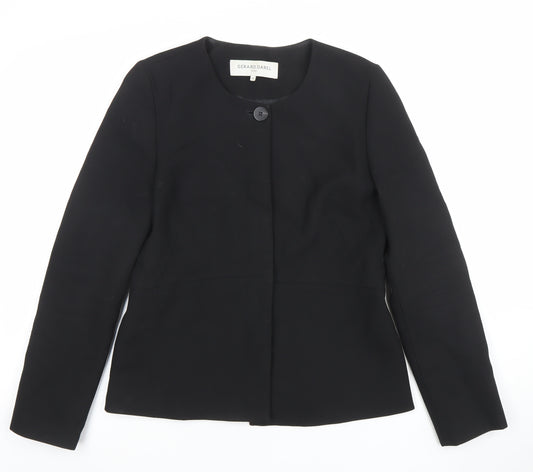 Gerard Darel Women’s Black Size 10 Classic Tailored Blazer