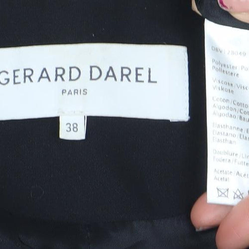 Gerard Darel Women’s Black Size 10 Classic Tailored Blazer