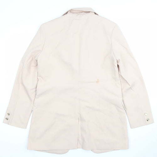 Sempre Women Beige Size 8 Tailored Blazer Jacket