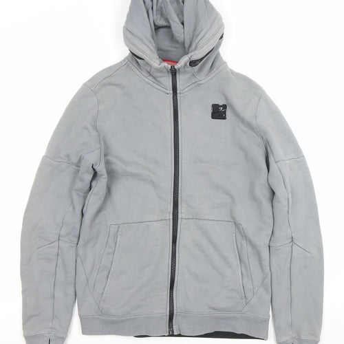 Nike Boys Grey Full Zip Air Max Hoodie XL 13-15 Years Cotton Blend