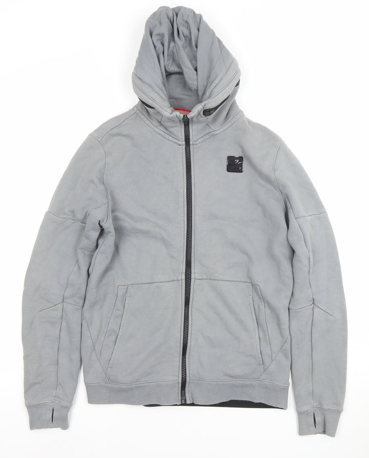 Nike Boys Grey Full Zip Air Max Hoodie XL 13-15 Years Cotton Blend