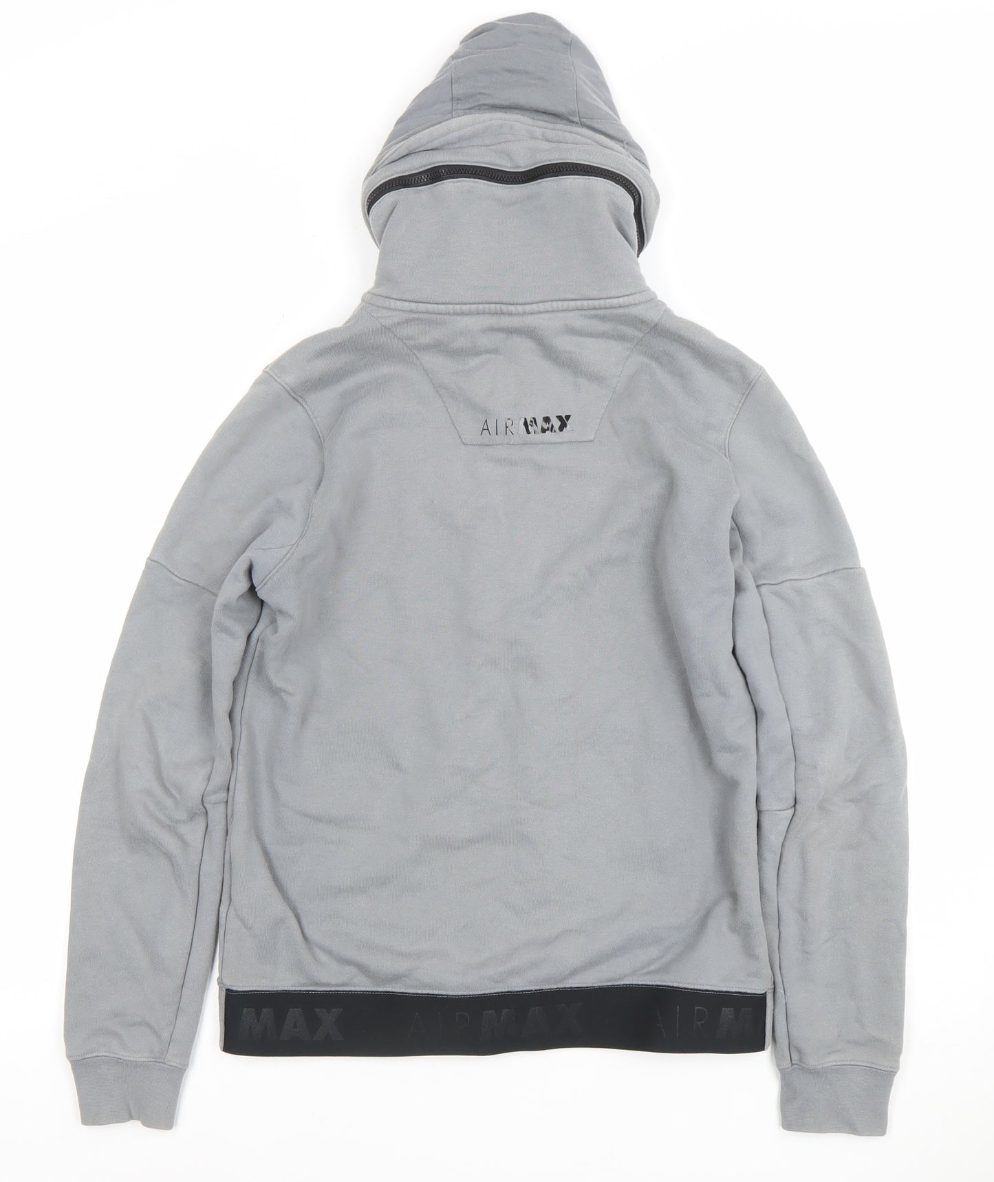 Nike Boys Grey Full Zip Air Max Hoodie XL 13-15 Years Cotton Blend