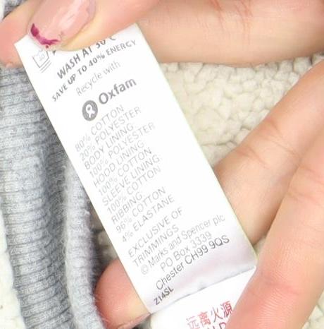 Marks and Spencer Boys Grey Full Zip Hoodie Size 5-6 Years Cotton Blend