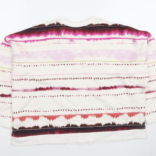 Whistles Women’s White Multicoloured Tie Dye Pullover Sweatshirt XS