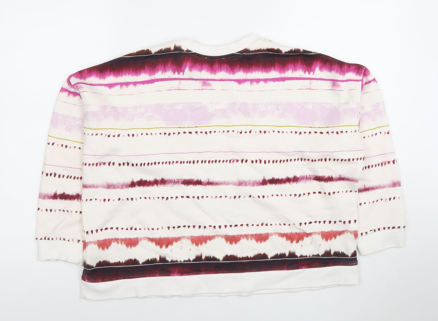 Whistles Women’s White Multicoloured Tie Dye Pullover Sweatshirt XS