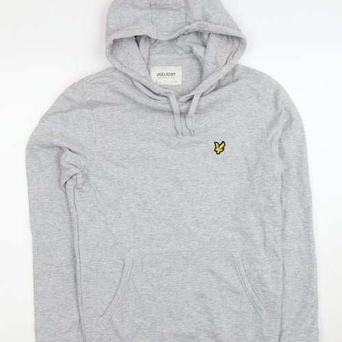 Lyle & Scott Women’s Grey XS Pullover Hoodie Organic Cotton
