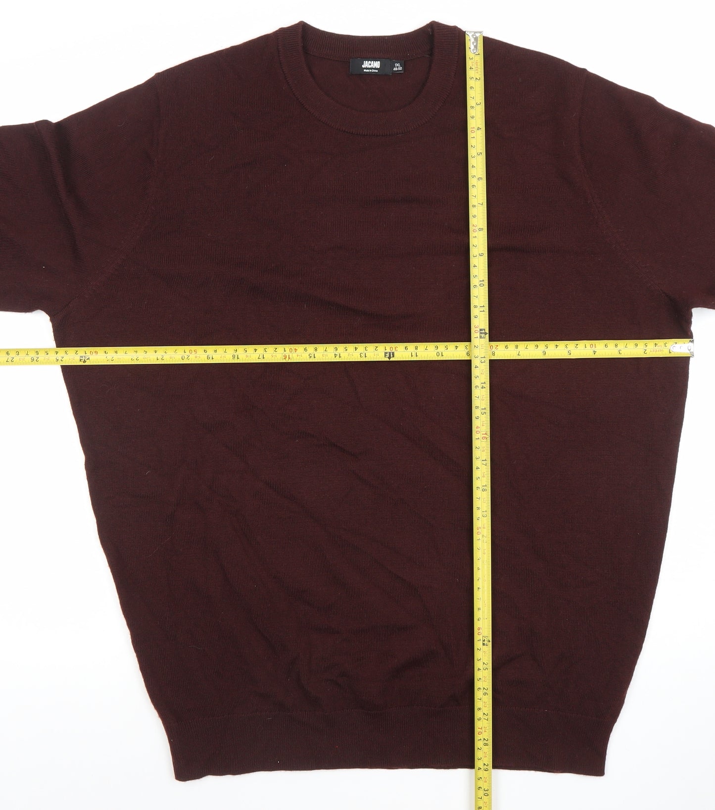 Jacamo Men's Brown XL Crew Neck Pullover Jumper