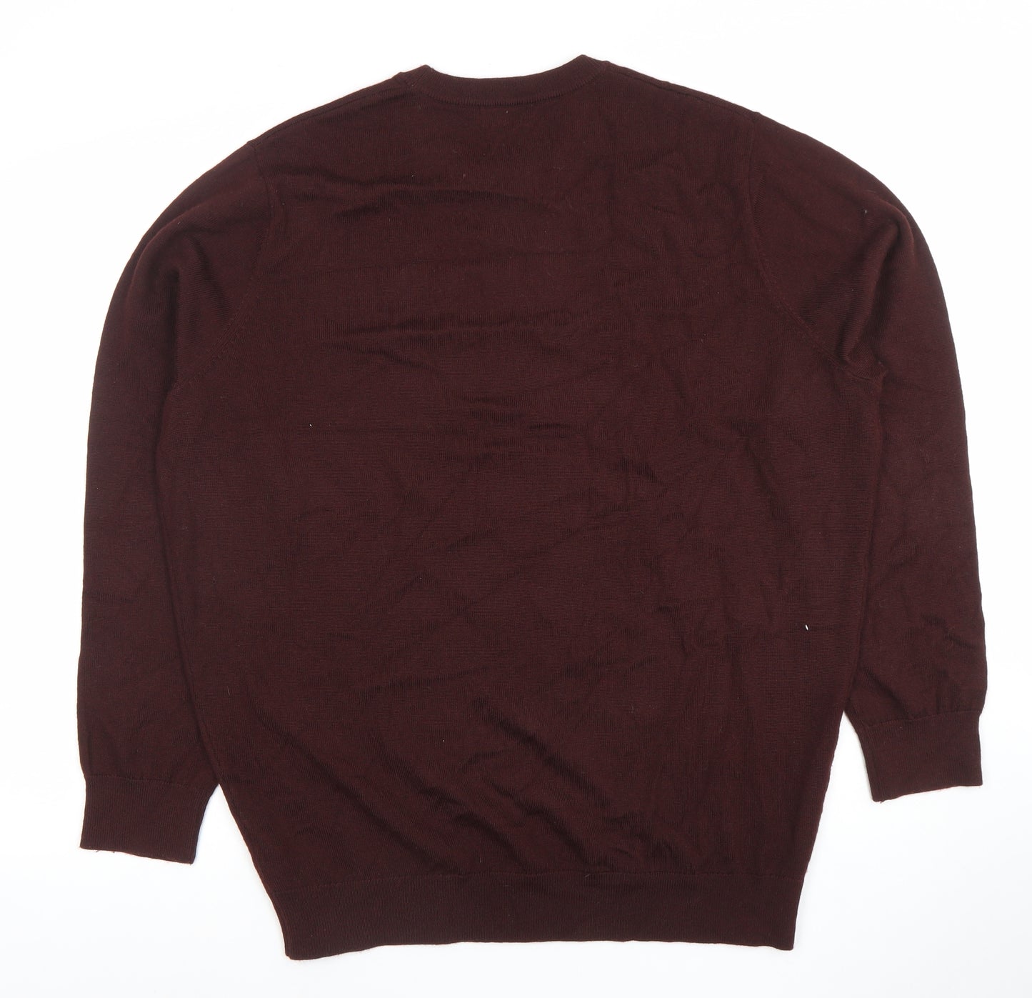Jacamo Men's Brown XL Crew Neck Pullover Jumper