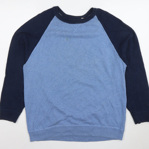 Esprit Men's Blue XXL Crew Neck Pullover Jumper