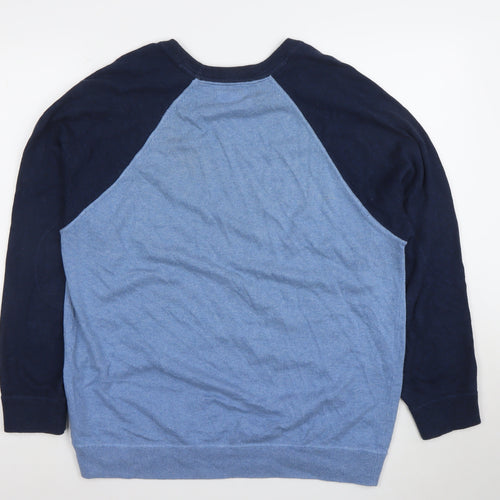 Esprit Men's Blue XXL Crew Neck Pullover Jumper