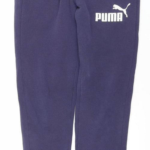 Puma Men’s Blue Jogger Sweatpants Size S Regular Fit Activewear