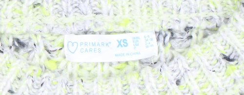 Primark Women’s Multicoloured Chunky Knit Pullover Jumper XS