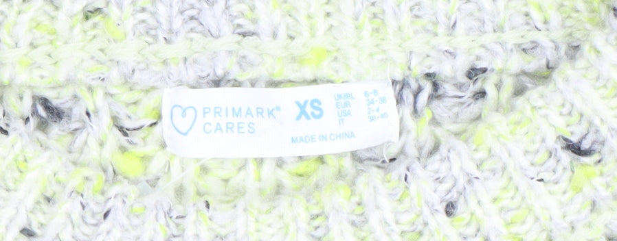 Primark Women’s Multicoloured Chunky Knit Pullover Jumper XS