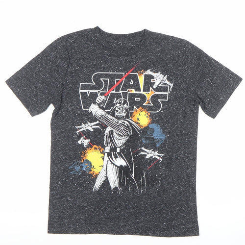 Star Wars Boys Black M Graphic T-Shirt Darth Vader Short Sleeve
