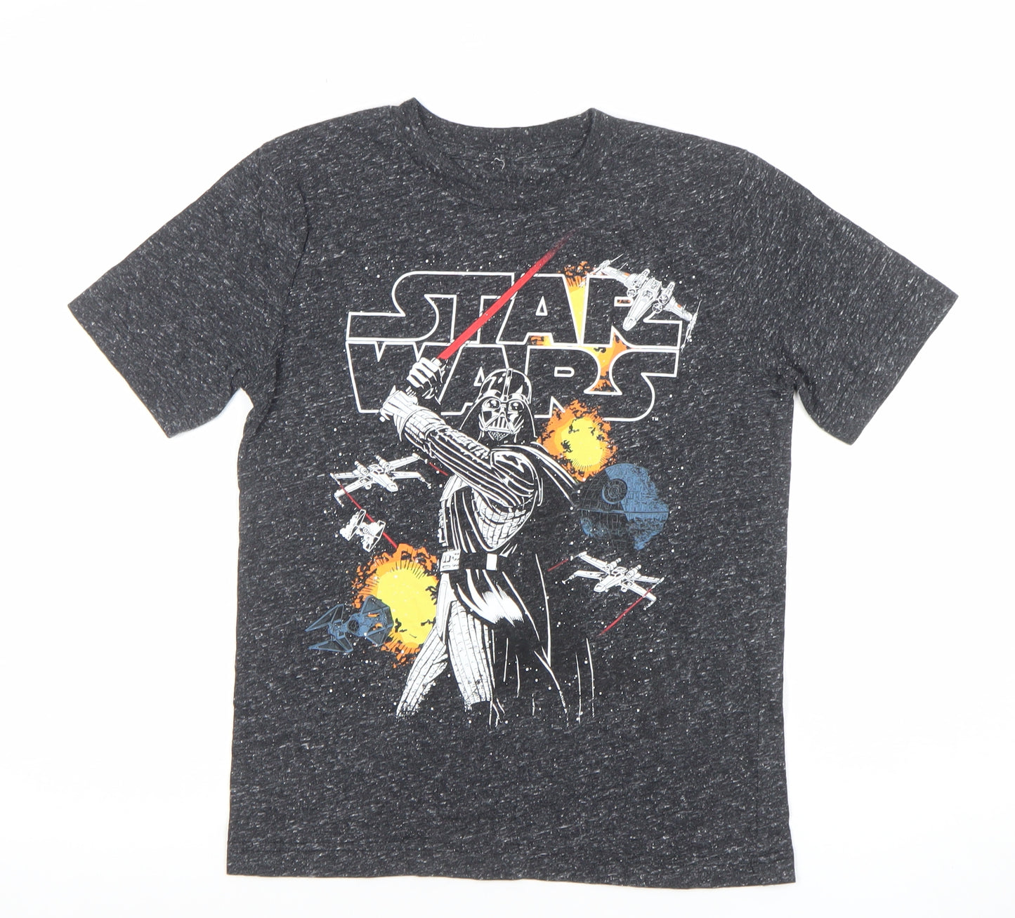 Star Wars Boys Black M Graphic T-Shirt Darth Vader Short Sleeve