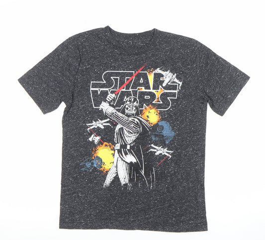 Star Wars Boys Black M Graphic T-Shirt Darth Vader Short Sleeve