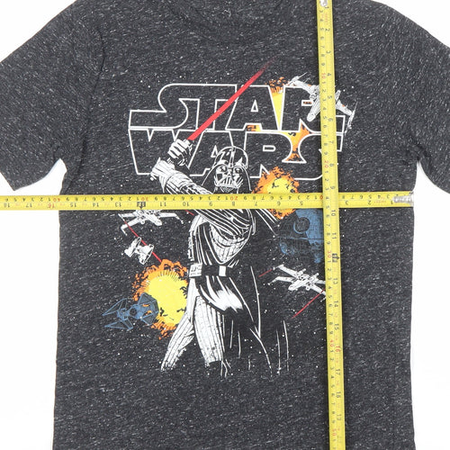 Star Wars Boys Black M Graphic T-Shirt Darth Vader Short Sleeve