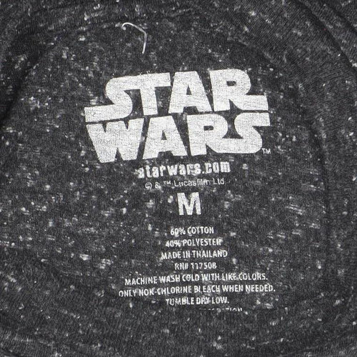Star Wars Boys Black M Graphic T-Shirt Darth Vader Short Sleeve