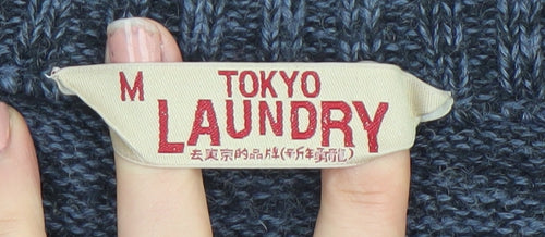 Tokyo Laundry Mens Grey Fair Isle Wool Blend Pullover Jumper M