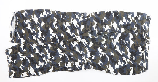 Heartbreak Womens Multicoloured Camouflage Cargo Trousers Size 16