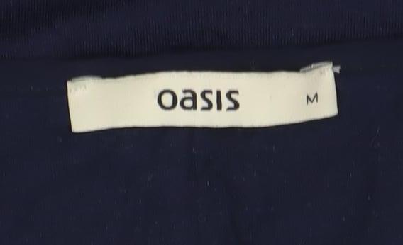 Oasis Womens Multicoloured Floral Sleeveless Tunic Blouse M