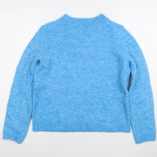 Primark Women Blue 2XS Crew Neck Pullover Jumper