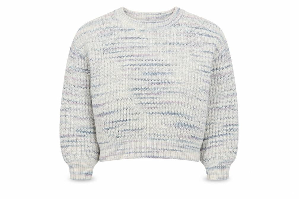 Front view of Marks & Spencer girls’ multicoloured knit jumper 9-10 years