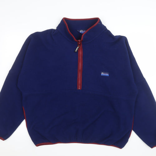 Penfield Men's Blue XL 1/2 Zip Fleece Sweatshirt Outdoor Wear