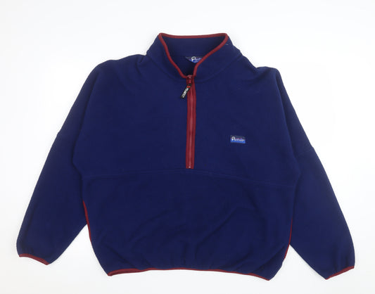 Penfield Men's Blue XL 1/2 Zip Fleece Sweatshirt Outdoor Wear