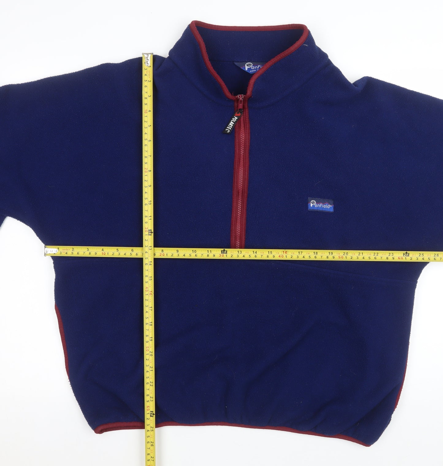Penfield Men's Blue XL 1/2 Zip Fleece Sweatshirt Outdoor Wear