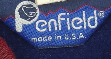 Penfield Men's Blue XL 1/2 Zip Fleece Sweatshirt Outdoor Wear