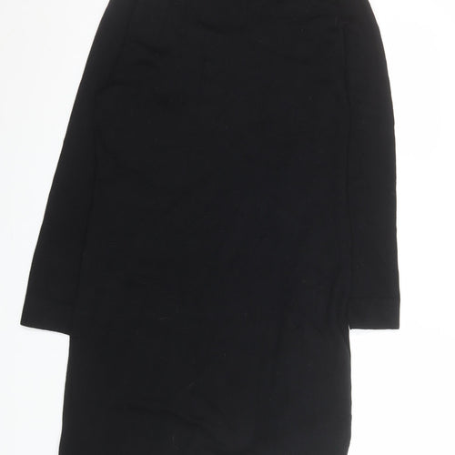 Pomodoro Women’s Black Striped Knit Jumper Dress Size 14