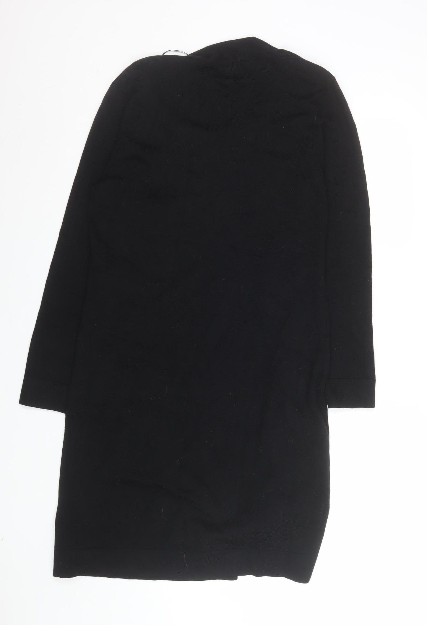 Pomodoro Women’s Black Striped Knit Jumper Dress Size 14