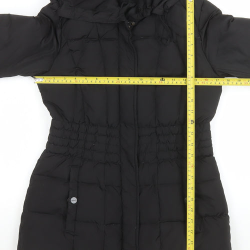 Kenneth Cole Reaction Women's Black XS Hooded Puffer Jacket