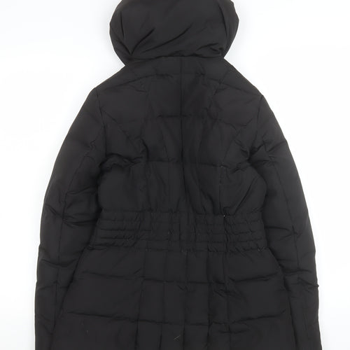 Kenneth Cole Reaction Women's Black XS Hooded Puffer Jacket