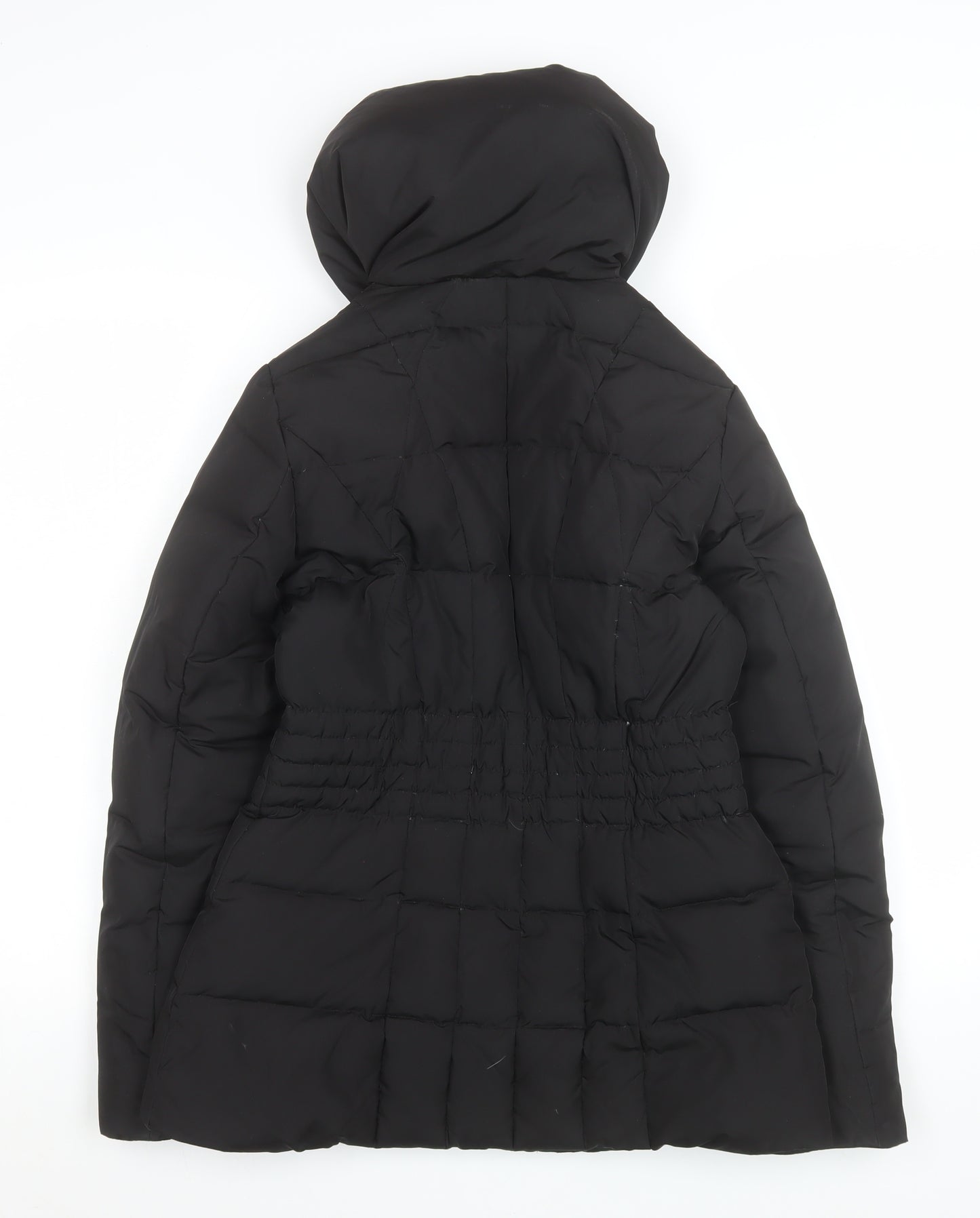 Kenneth Cole Reaction Women's Black XS Hooded Puffer Jacket