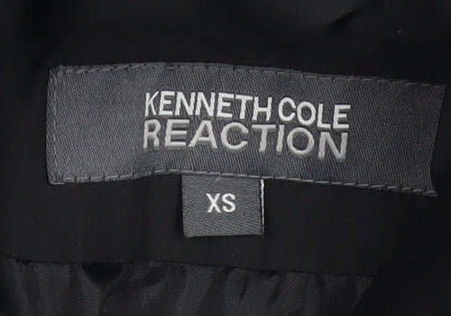 Kenneth Cole Reaction Women's Black XS Hooded Puffer Jacket